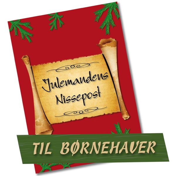 Personlige nissebreve til børnehaver fra Julemandens Værksted - Julemandens Nissepost til institutioner