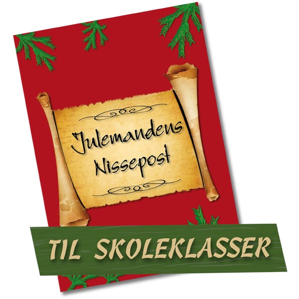 Personlige nissebreve til skoleklasser fra Julemandens Værksted - Julemandens Nissepost til institutioner